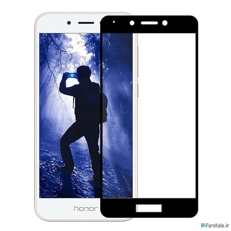 محافظ صفحه نمایش شیشه ای رنگی تمام صفحه 3D glass برای گوشی Huawei Honor 6A