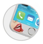 محافظ صفحه نمایش شیشه ای نقره ای نزتک آیفون Naztech Silver Tempered Glass Screen Protect iPhone 6/6s