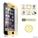 محافظ صفحه نمایش شیشه ای طلایی نزتک آیفون Naztech Tempered Gold Glass Screen Protector iPhone 6/6s