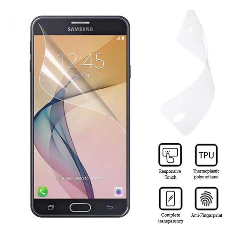 برچسب محافظ صفحه نمایش ضد ضربه با پوشش کامل Vmax Screen Shield Samsung Galaxy J7 Pro