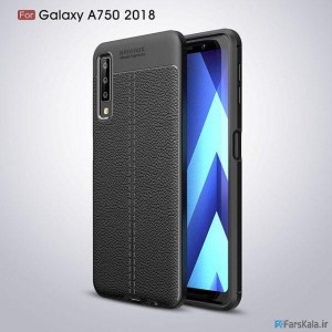 قاب ژله ای طرح چرم Auto focus Samsung Galaxy A7 2018