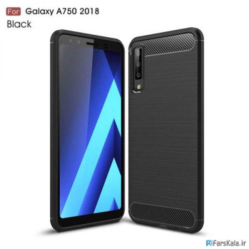 قاب محافظ ژله ای سامسونگ Carbon Fibre Case Samsung Galaxy A7 2018