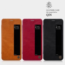 کیف چرمی نیلکین Nillkin Qin Leather Case Huawei P20 Pro
