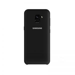 Buy Samsung Silicone Case for Samsung Galaxy A8 Plus 2018 Black 1