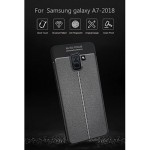 قاب ژله ای طرح چرم Auto Focus Jelly Case Samsung Galaxy A8 Plus 2018