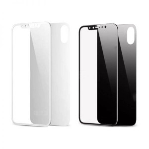 محافظ صفحه نمایش شیشه ای پشت و رو بیسوس آیفون Baseus Glass Film Set Apple iPhone X