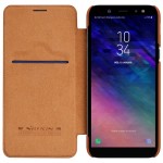 کیف چرمی نیلکین Nillkin Qin Case Samsung Galaxy A6 Plus 2018