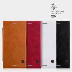 کیف چرمی نیلکین Qin Case Sony Xperia XZ1