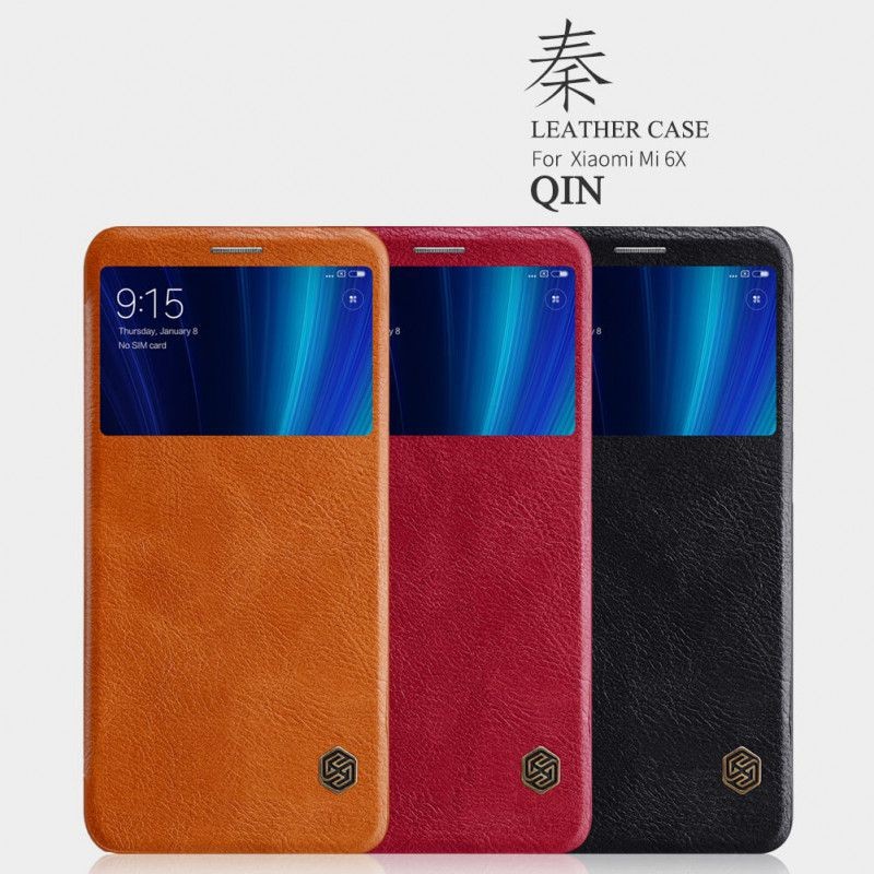 کیف چرمی نیلکین Qin Case Xiaomi Mi 6X