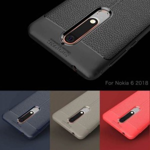 قاب ژله ای طرح چرم Auto Focus Jelly Case Nokia 6 2018