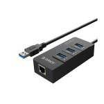 هاب اترنت و یو اس بی Orico USB3.0 Gigabit Ethernet Adapter HR01-U3
