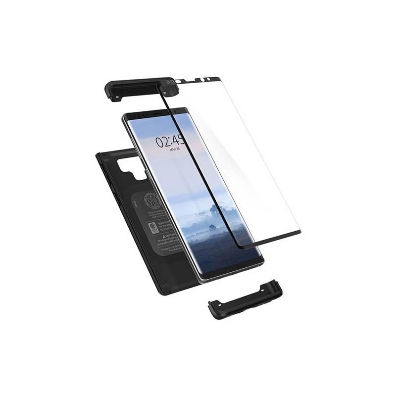 قاب محافظ و گلس Spigen Thin Fit 360 Samsung Galaxy Note 9