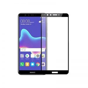 محافظ صفحه نمایش تمام چسب با پوشش کامل Glass Huawei Y9 2018