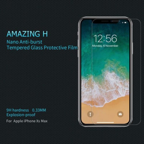 محافظ صفحه نمایش شیشه ای نیلکین Nillkin Amazing H Glass Apple iPhone XS Max