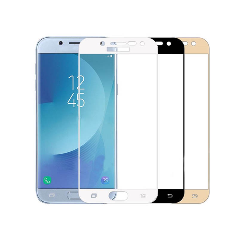 محافظ صفحه نمایش شیشه ای با پوشش کامل Glass Full Cover Samsung Galaxy J3 Pro 2017
