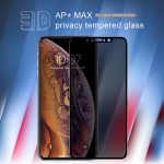 محافظ صفحه نمایش شیشه ای نیلکین  Nillkin 3D AP+ Max tempered glass Apple iPhone XS Max