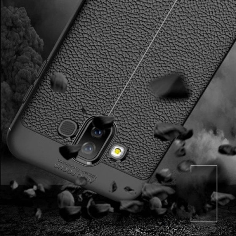 قاب ژله ای طرح چرم Auto Focus Jelly Case Samsung Galaxy J7 Duo