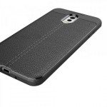 قاب ژله ای طرح چرم Auto Focus Jelly Case Samsung Galaxy C8 / J7 Plus