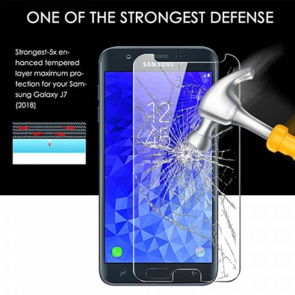 محافظ صفحه نمایش شیشه ای Samsung Galaxy J7 2018
