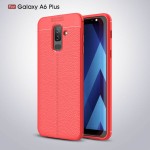 قاب ژله ای طرح چرم Auto Focus Jelly Case Samsung Galaxy A6 Plus 2018