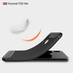 قاب محافظ ژله ای هوآوی Carbon Fibre Case Huawei P20 Lite