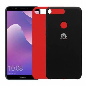قاب محافظ رنگی سیلیکونی Silicone Cover Huawei Y7 Prime 2018