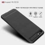 قاب محافظ ژله ای هوآوی Carbon Fibre Case Huawei Y6 2018 / Honor 7A