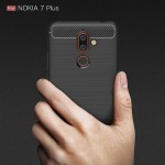 قاب محافظ ژله ای نوکیا Carbon Fibre Case Nokia 7 plus