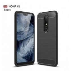 قاب محافظ ژله ای نوکیا Carbon Fibre Case Nokia x6