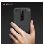 قاب محافظ ژله ای نوکیا Carbon Fibre Case Nokia x6