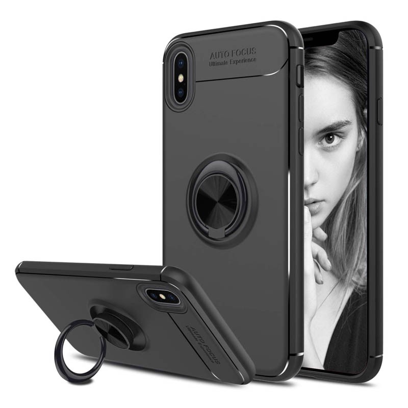قاب محافظ ژله ای Magnetic Ring Case Apple iPhone Xs Max