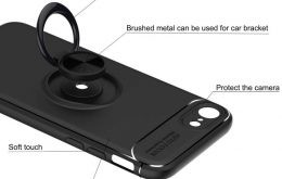 قاب محافظ ژله ای Magnetic Ring Case Apple iPhone 8