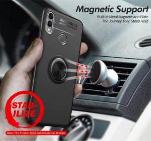 قاب محافظ ژله ای Magnetic Ring Case Huawei Honor 8X