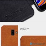 کیف چرمی نیلکین سامسونگ Nillkin Qin Leather Case Galaxy J6 Plus