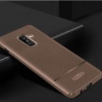قاب ژله ای طرح چرم سامسونگ Becation Ruged Armor Soft Case Samsung Galaxy A6 2018