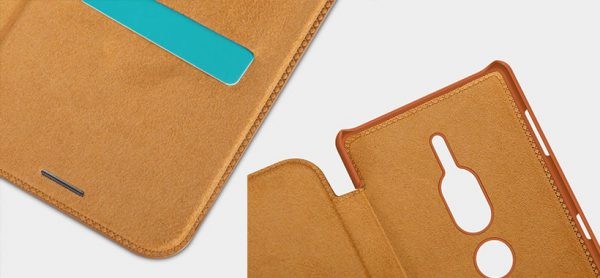 کیف چرمی نیلکین سونی Nillkin Qin Leather Case Sony Xperia XZ2 Premium