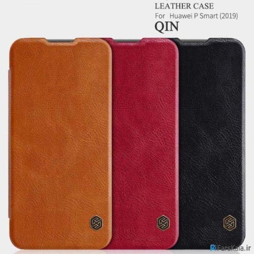 کیف چرمی نیلکین (Nillkin Qin Leather Case Huawei P Smart (2019