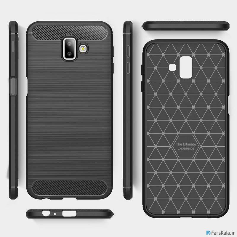 قاب محافظ ژله ای سامسونگ Carbon Fibre Case Samsung Galaxy J6 Plus