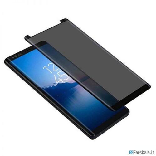 محافظ صفحه نمایش شیشه ای تمام چسب حریم شخصی سامسونگ RG Privacy Glass Samsung Galaxy Note 9
