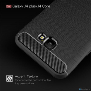 قاب محافظ ژله ای سامسونگ Carbon Fibre Case Samsung Galaxy J4 Plus