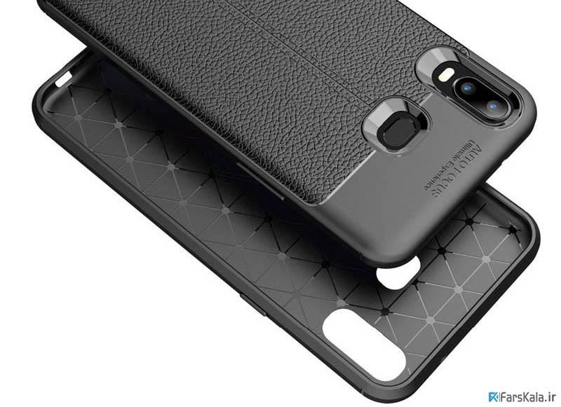قاب ژله ای طرح چرم سامسونگ Auto Focus Jelly Case Samsung Galaxy A6s
