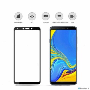 محافظ صفحه نمایش تمام چسب با پوشش کامل Samsung Galaxy A9 2018