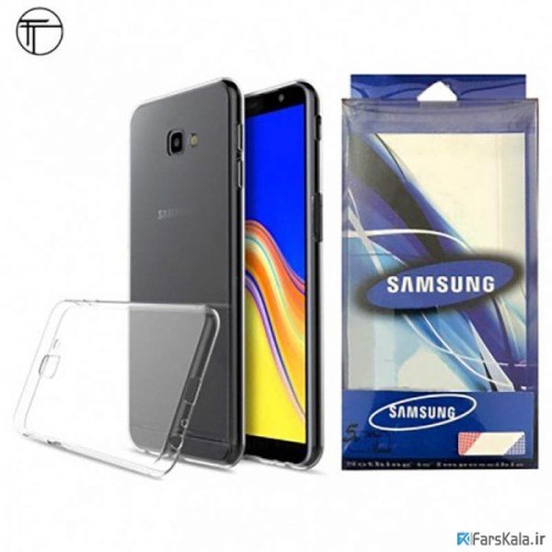 محافظ شیشه ای - ژله ای Transparent Cover برای Samsung Galaxy J4 Plus 2018