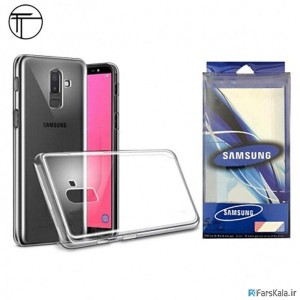 محافظ شیشه ای - ژله ای Transparent Cover برای Samsung Galaxy J8 2018
