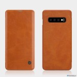 کیف چرمی نیلکین سامسونگ Nillkin Qin Leather Case Samsung Galaxy S10 Plus