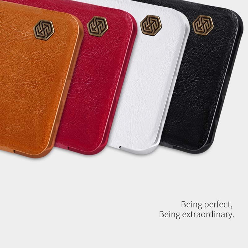 کیف چرمی نیلکین سامسونگ Nillkin Qin Leather Case Samsung Galaxy S10 Lite