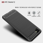 قاب محافظ ژله ای اچ تی سی Carbon Fibre Case HTC Desire 12