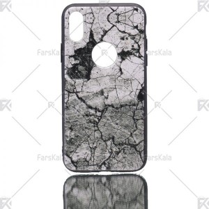 قاب محافظ طرح دار آیفون Patterned protective frame iPhone X