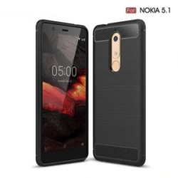 قاب محافظ ژله ای نوکیا Carbon Fibre Case Nokia 5.1 2018