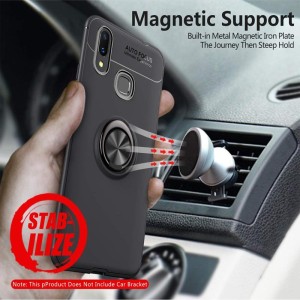 قاب محافظ ژله ای هواوی Magnetic Ring Case Huawei Nova 3i/ P Smart Plus